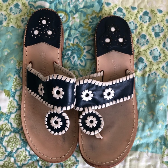 Navy and white jack rogers - Picture 1 of 4